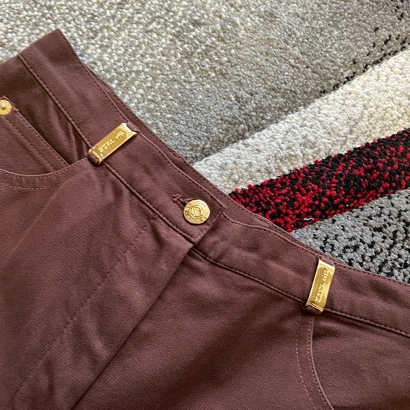 St John Sport Brown Slim Straight Jeans - Picture 3 of 6